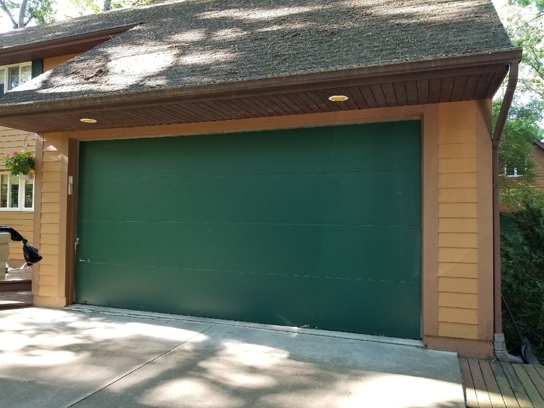 Hunter Green Color Option with Designer Glass Windows | Residential